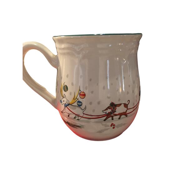 Vintage Christmas Mugs Country Christmas New made in Japan - Picture 4 of 12